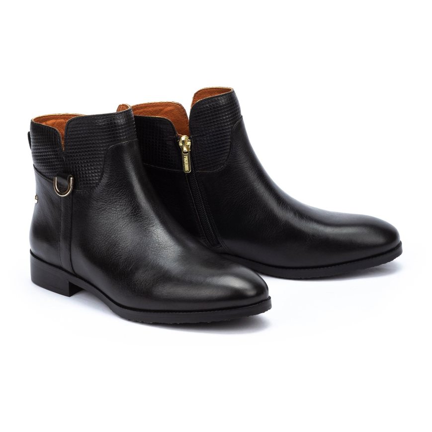 Women's Pikolinos ROYAL Ankle Boots Black | NZ NQA3251